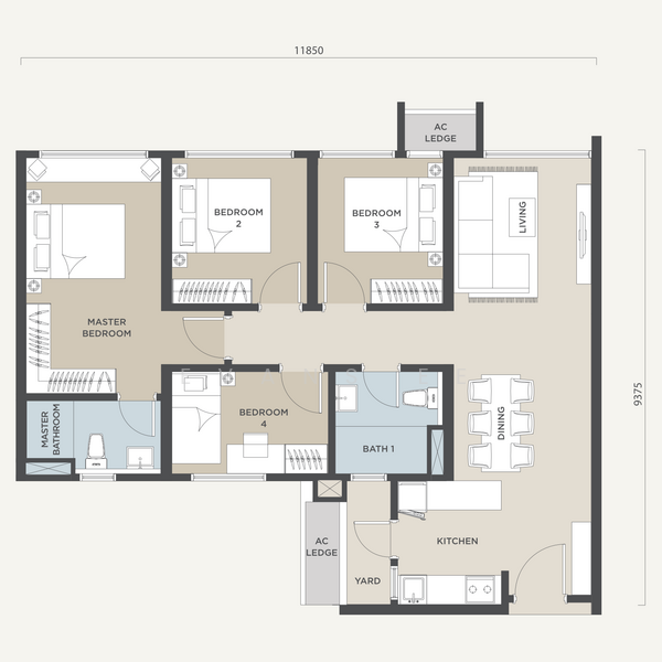 Kediaman Servis untuk Dijual di Alora Residences @ Avenue 25 Subang Jaya oleh Evans Ee - iProperty.com.my