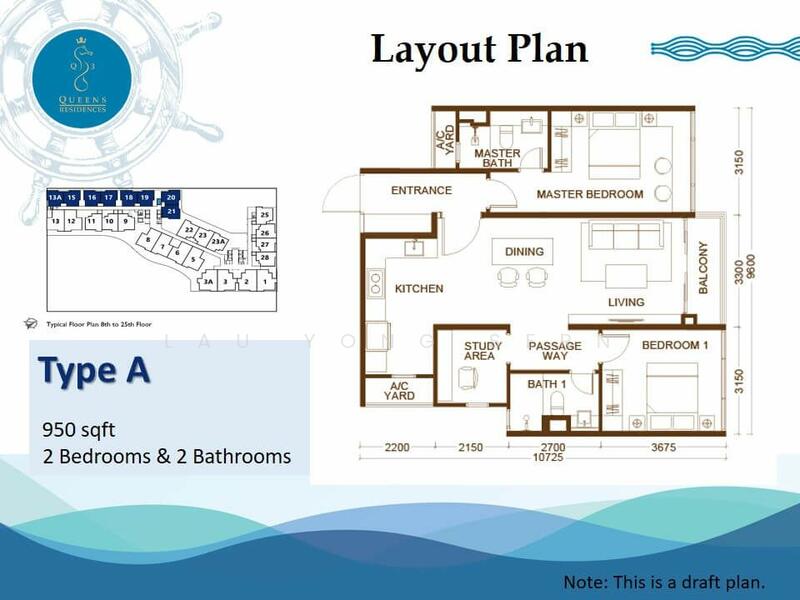 Condominium for Sale in Queens Residences Q3 @ Queens Waterfront by Lau Yong Sern - iProperty.com.my