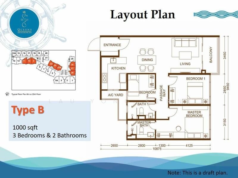 Condominium for Sale in Queens Residences Q3 @ Queens Waterfront by Lau Yong Sern - iProperty.com.my