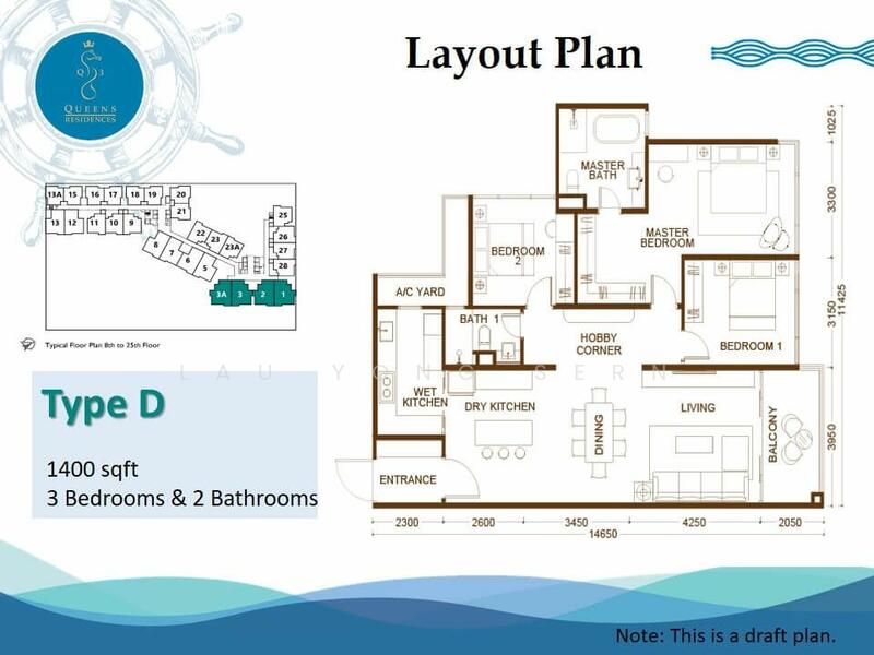 Condominium for Sale in Queens Residences Q3 @ Queens Waterfront by Lau Yong Sern - iProperty.com.my