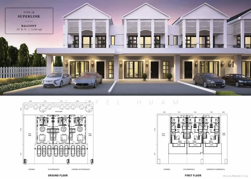 Rumah Teres 2-Tingkat untuk Dijual di Seberang Perai, Penang oleh Eiffel Huam - iProperty.com.my