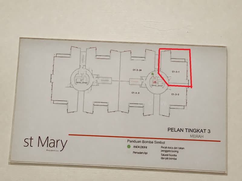 Service Residence for Sale in St Mary Residences by Leslie Low - iProperty.com.my
