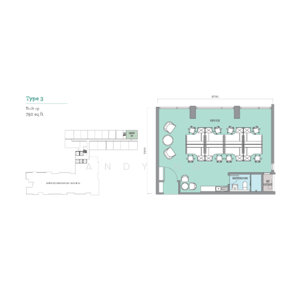 Service Residence for Rent in Edelweiss @ Tropicana Gardens by Andy Ng - iProperty.com.my