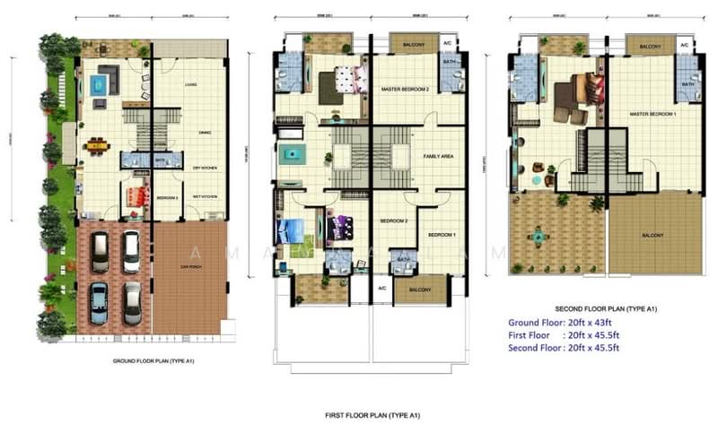 Rumah Teres 3-Tingkat untuk Dijual di Sungai Puyu, Butterworth oleh Amanda Lam - iProperty.com.my