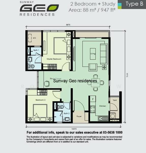 Kediaman Servis untuk Dijual di Sunway Geo Residence oleh Roxanne Liew - iProperty.com.my