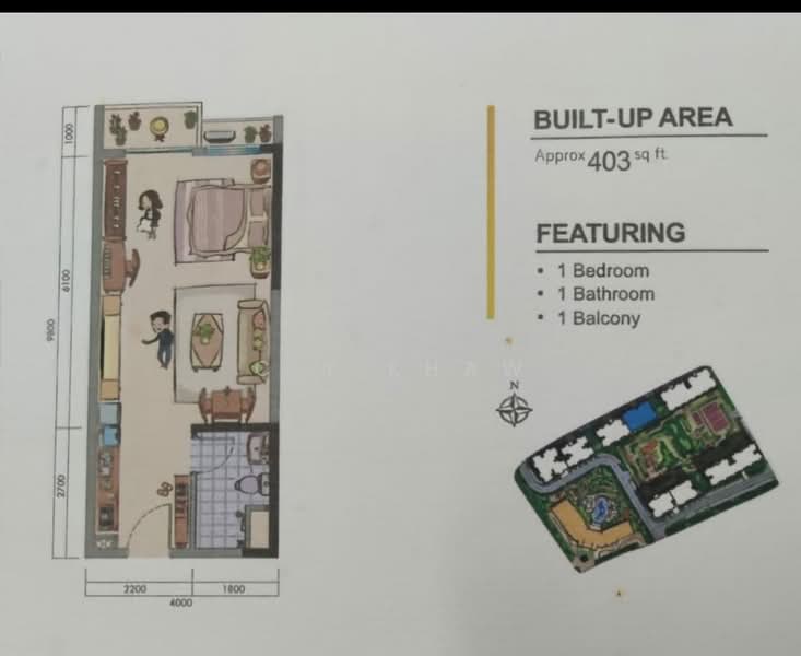 Kediaman Servis untuk Dijual di Country Garden Central Park oleh C.Y.Khaw - iProperty.com.my