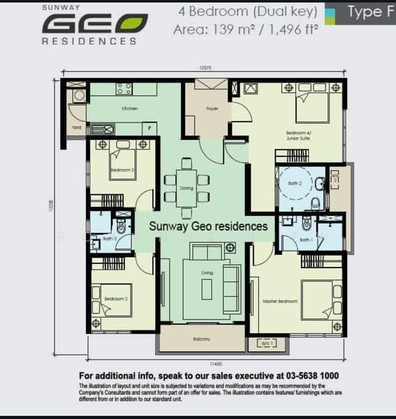 Kediaman Servis untuk Disewa di Sunway Geo Residence oleh Roxanne Liew - iProperty.com.my