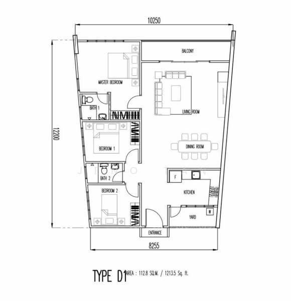 Kediaman Servis untuk Dijual di Gem Suites oleh Jeno Tan - iProperty.com.my