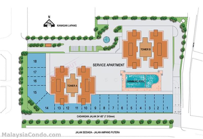 Condominium for Sale in Ampang Putra Residency by Clear Scape - iProperty.com.my
