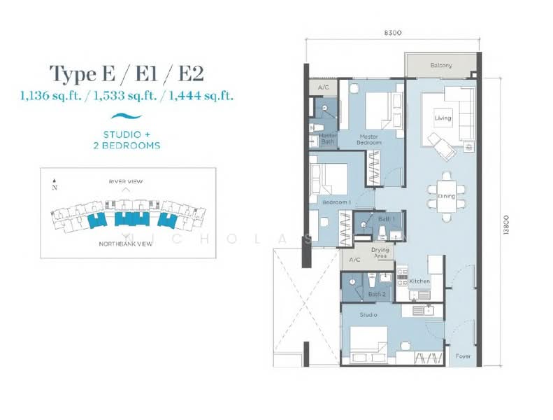 Kediaman Servis untuk Dijual di Renna Residence @ The NorthBank oleh Nicholas Tan - iProperty.com.my