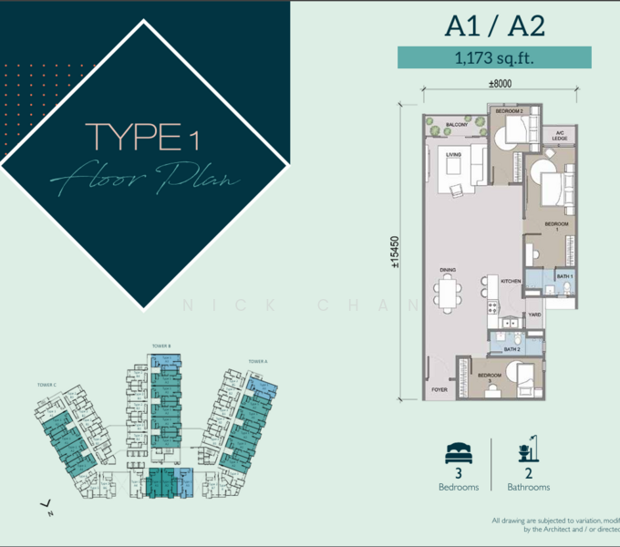 Kediaman Servis untuk Disewa di AraTre' Residences oleh Nick Chan - iProperty.com.my