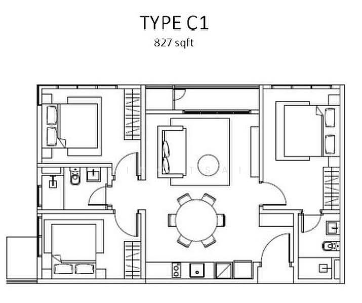 Service Residence for Sale in Henna Residence @ The Quartz WM by Zinc Tsai - iProperty.com.my