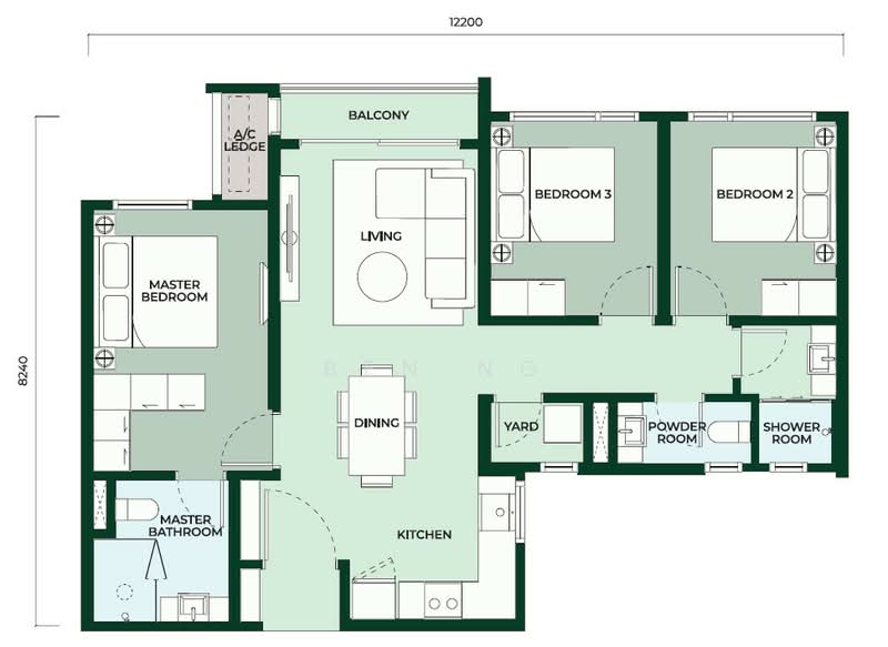Service Residence for Rent in Edelweiss @ Tropicana Gardens by Ben Ng - iProperty.com.my
