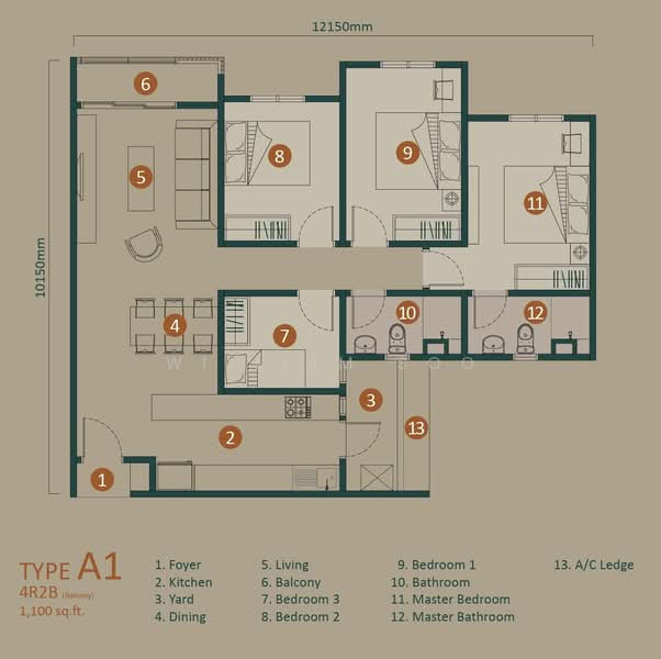 Service Residence for Rent in D'Quince Residences by William Soo - iProperty.com.my