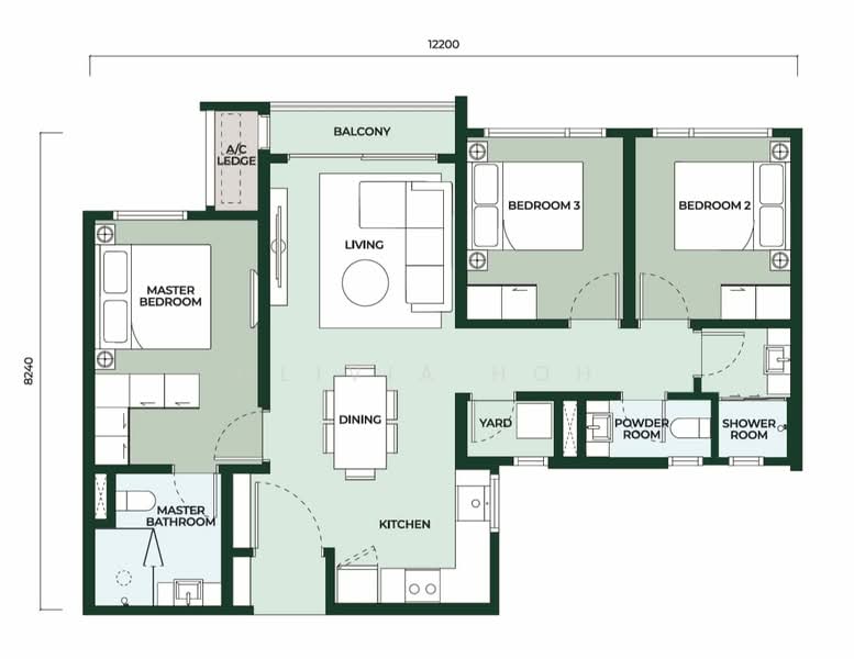 Service Residence for Sale in Edelweiss @ Tropicana Gardens by Olivia Hoh - iProperty.com.my