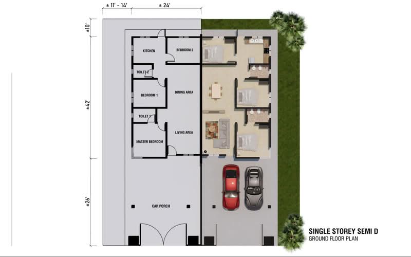 Rumah Berkembar untuk Dijual di Simpang, Perak oleh Fung Lim - iProperty.com.my