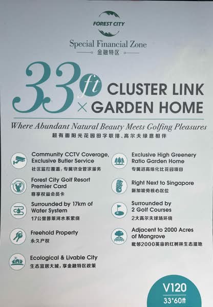 Cluster House for Sale in Forest City, Gelang Patah by Jasmond Koh - iProperty.com.my