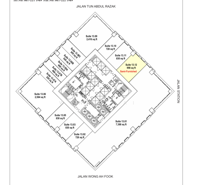 Pejabat untuk Disewa di Johor Bahru, Johor oleh Wendy Lai - iProperty.com.my