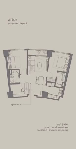 Service Residence for Rent in The Atrium by Jason Tan YS - iProperty.com.my