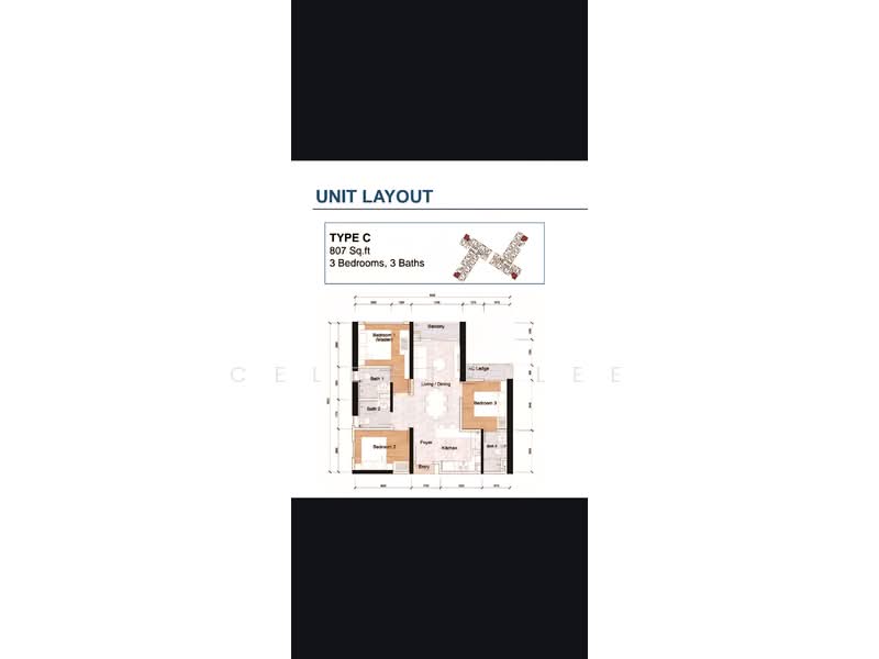 Kediaman Servis untuk Dijual di Skypark Kepler @ Lido Waterfront Boulevard oleh Celeste Lee - iProperty.com.my