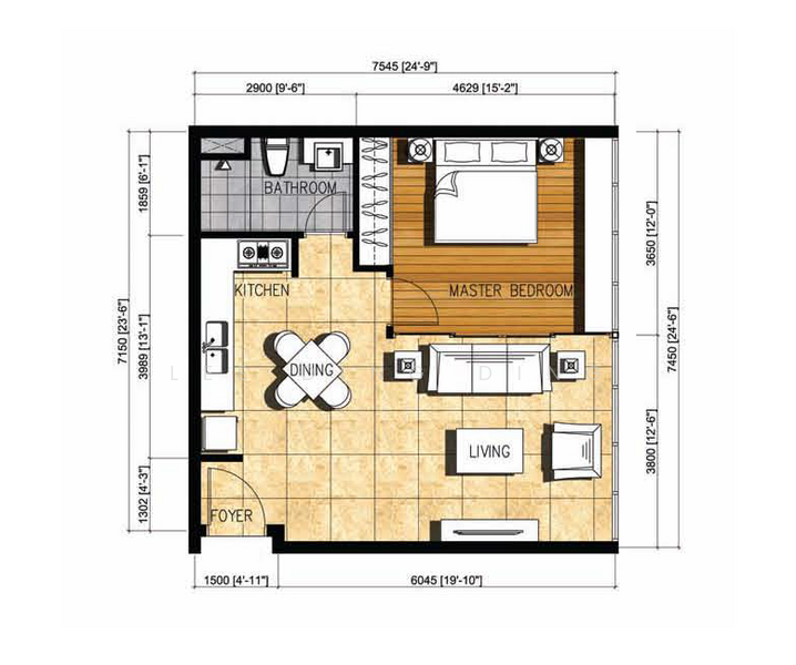 Service Residence for Sale in PineTree Marina Resort by Lee Ding Ding - iProperty.com.my