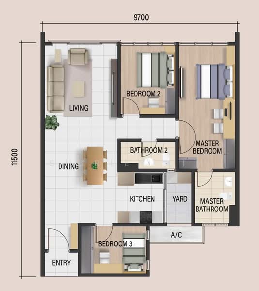 Apartment for Sale in Waterway Peaks by Shirley Lim - iProperty.com.my