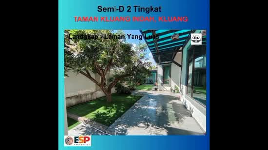 Semi-Detached House for Sale in Kluang, Johor by Mohd Nazri - iProperty.com.my