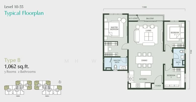 Kondominium untuk Dijual di Aras Residences oleh MH Wong - iProperty.com.my