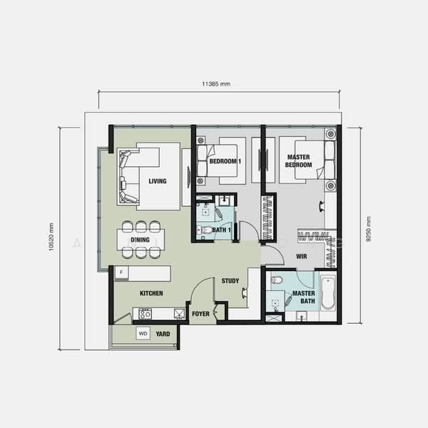 Service Residence for Sale in Aria by Annie Chong - iProperty.com.my