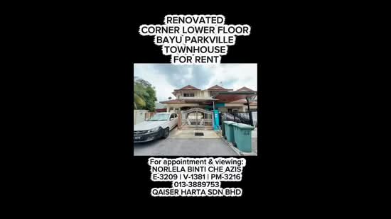 Townhouse for Rent in Balakong, Selangor by Norlela - iProperty.com.my
