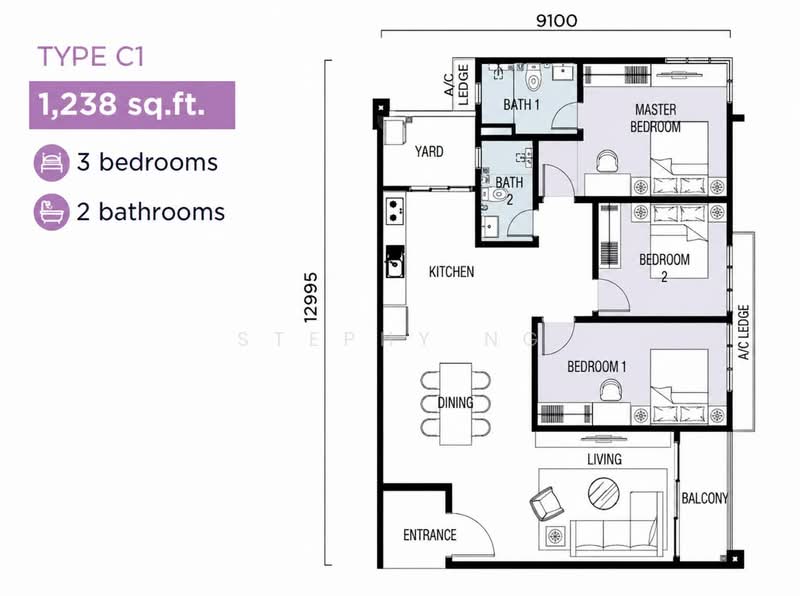 Service Residence for Sale in Astra @ Aurora Residence by Stephy Ng - iProperty.com.my