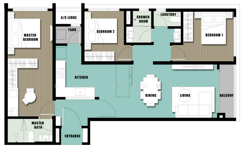 Service Residence for Sale in Edelweiss @ Tropicana Gardens by Uthaya Kumar - iProperty.com.my