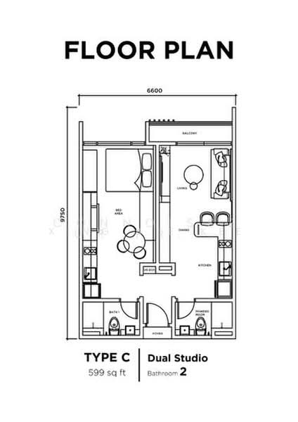 Service Residence for Sale in Summer Suites - Residensi Bukit Meldrum by Xing Jie Kee - iProperty.com.my