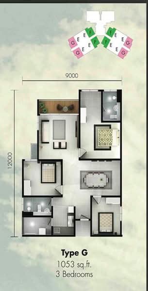 Service Residence for Rent in Sky Peak Residences by Xiuxiu Ng - iProperty.com.my
