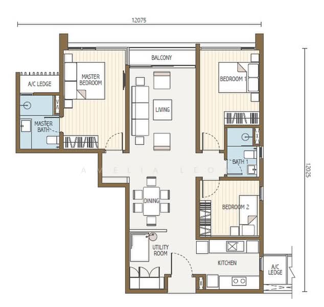 Kediaman Servis untuk Disewa di Duta Park Residences oleh Amelia Leow - iProperty.com.my