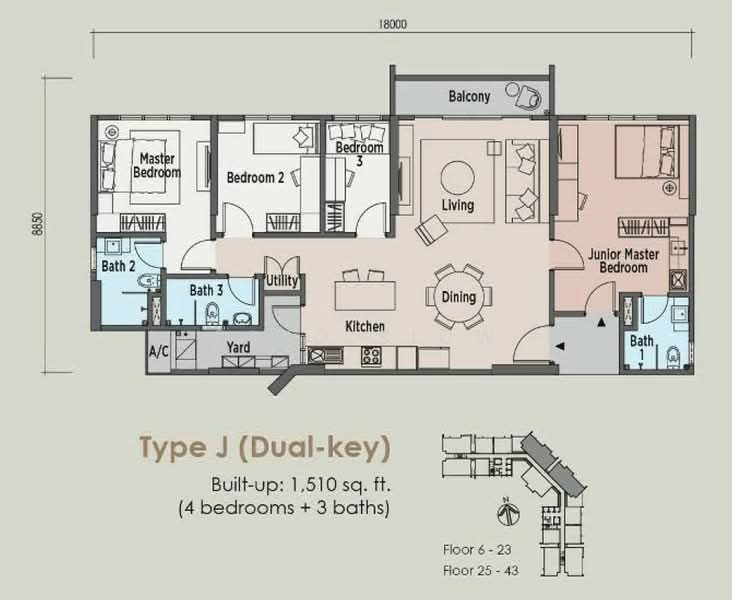 Kediaman Servis untuk Dijual di East Parc @ Manjalara oleh Dino Siow - iProperty.com.my