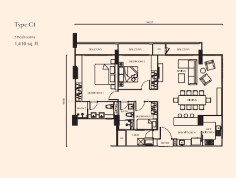 Kediaman Servis untuk Dijual di The Corliss Residence @ The NorthBank oleh Mary Boon - iProperty.com.my