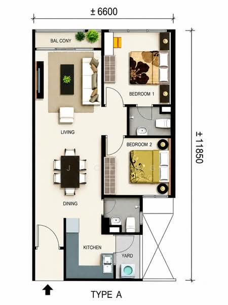 Kediaman Servis untuk Disewa di Avenue Garden oleh Jack Ng - iProperty.com.my