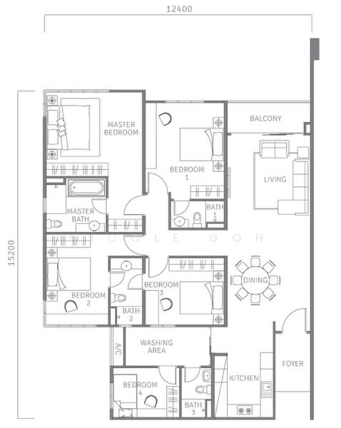 Kondominium untuk Dijual di 100 Residency oleh Nicole Goh - iProperty.com.my