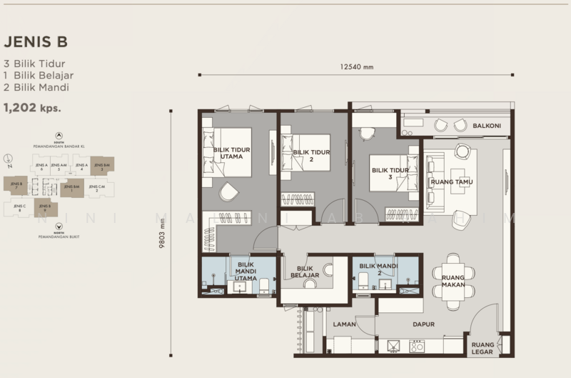 Service Residence for Rent in Melawati : Park One by Nini Malini Ab Rahim - iProperty.com.my