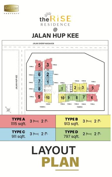 Service Residence untuk Dijual di The Rise Residence oleh Alvin Chua - iProperty.com.my