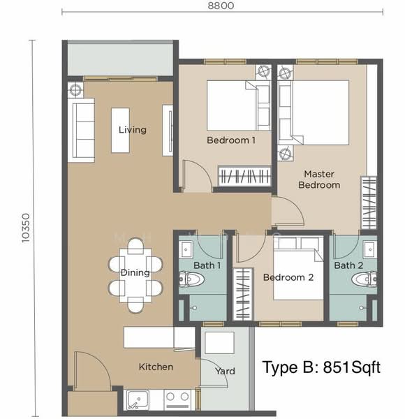 Condominium for Sale in RV2 Residence (Riverville Residences 2) by MH Wong - iProperty.com.my