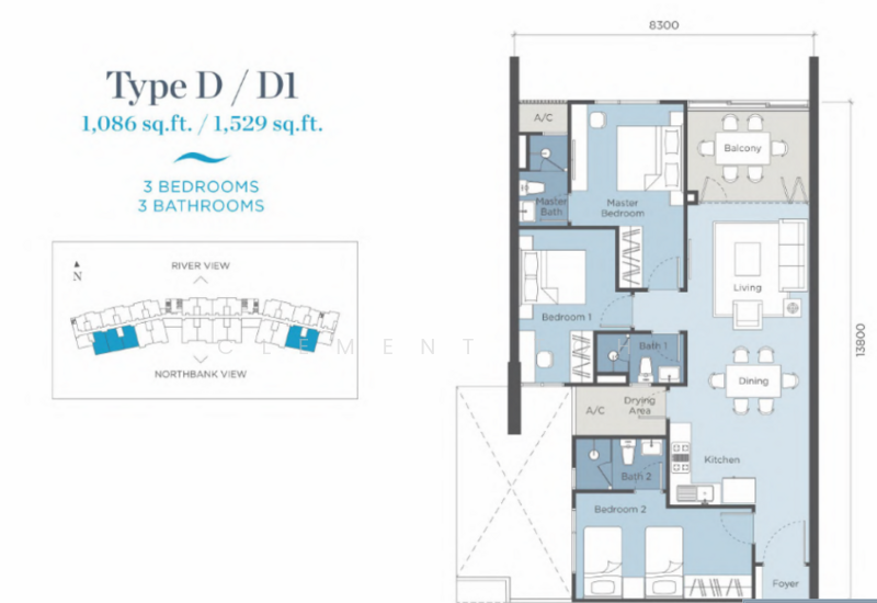 Kediaman Servis untuk Disewa di Renna Residence @ The NorthBank oleh Clement Toh - iProperty.com.my