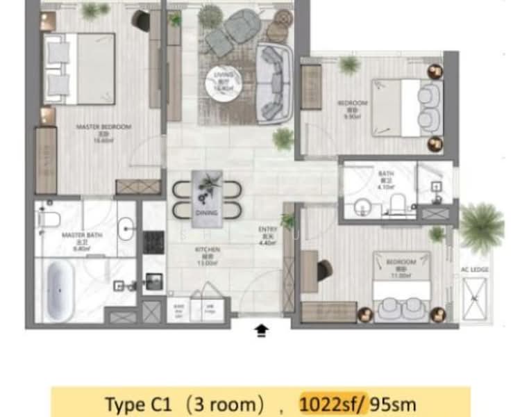 Kediaman Servis untuk Dijual di Core Residence @ TRX oleh Shi Hua - iProperty.com.my