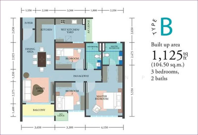 Kediaman Servis untuk Dijual di LakePark Residence @ KL North oleh Wong Ye Lien PhD - iProperty.com.my