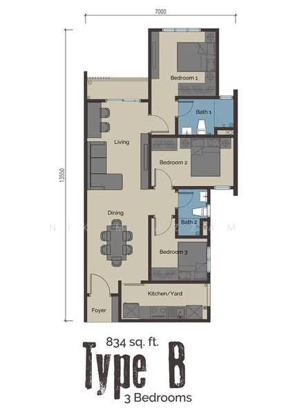 Service Residence for Sale in Residensi Dian II by Nik Muazzam - iProperty.com.my