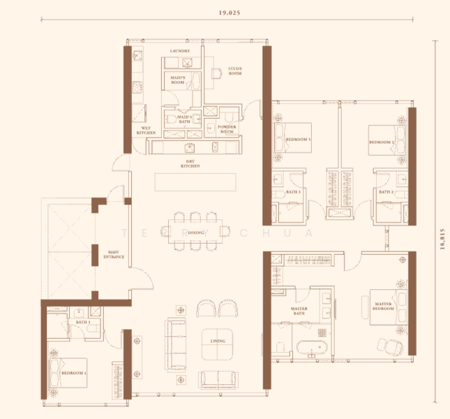 Kediaman Servis untuk Dijual di Crown Residences @ Pavilion Damansara Heights oleh Terry Chua - iProperty.com.my