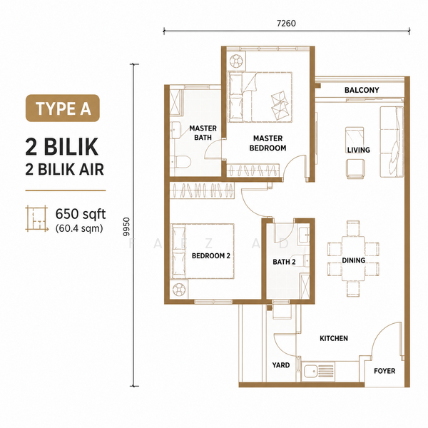 Service Residence for Sale in MH Platinum Residence by Faez Ad - iProperty.com.my