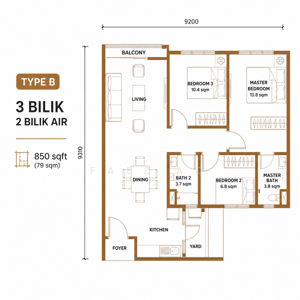 Service Residence for Sale in MH Platinum Residence by Faez Ad - iProperty.com.my