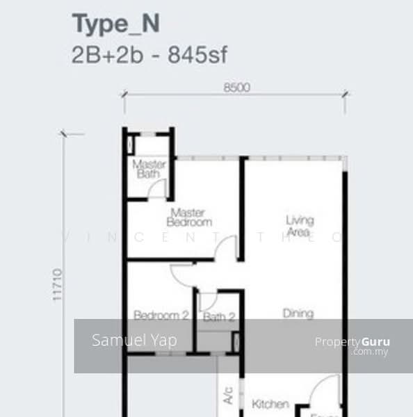 Pangsapuri untuk Dijual di Central Residence @ Sungai Besi oleh Vincent Theo - iProperty.com.my